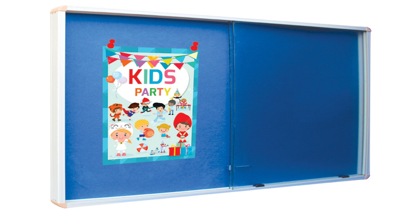 Notice Board with Glass door